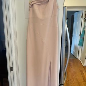 Calvin klein light pink long dress